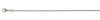 Ankerkette rund 2 mm 925 Sterling Silber rhodiniert