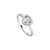 Ring  Silber 925 mit 22 Zirkonia