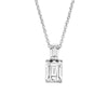 Anhänger & Kette Silber 925 mit 2 Zirkonia