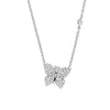 Anhänger mit Kette Silber 925 mit 42 Zirkonia Schmetterling