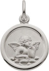 Anhänger Silber 925 rhodiniert Engel