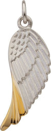 Anhänger Silber 925 rhodiniert Engelsflügel