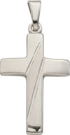Anhänger Silber 925 rhodiniert Kreuz