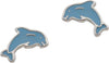 Ohrstecker Silber 925 rhodiniert Delfin