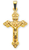 Kreuz Gelbgold 750 mit Christus