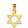 Anhänger Davidstern Gelbgold 750