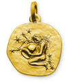 Anhänger Wassermann Gelbgold 750