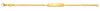 Bébé Bracelet Panzer geschliffen Gelbgold 375