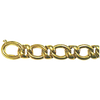 Armband Figaro 1+1 Gelbgold 750 Handarbeit 19cm