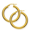 Kreolen Gelbgold 750, Runddraht D: 28mm B: 4mm