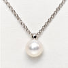 Collier Silber 925 rhod. mit 1 Süsswasserperle