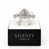 Ring  Silber 925 mit 22 Zirkonia