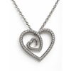 Anhänger mit Kette Silber 925 rhodiniert