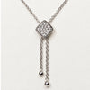 Anhänger & Kette Silber 925 mit 23 Zirkonia