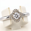 Ring Silber 925 mit 21 Zirkonia