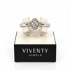 Ring Silber 925 mit 21 Zirkonia
