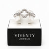 Ring Silber 925 mit 26 Zirkonia
