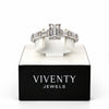 Ring Silber 925 mit 5 Zirkonia