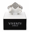 Ring Silber 925 mit 23 Zirkonia