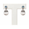 Ohrstecker mit 2 Blautopase