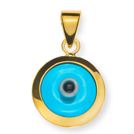 Anhänger Nazar-Amulett Gelbgold 750, 10mm