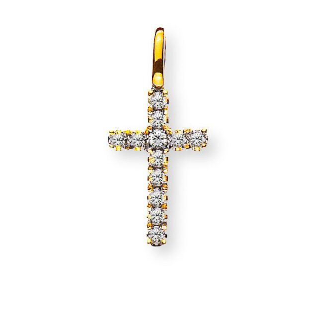 Kreuz Gelbgold 750 H: 10mm B: 6mm