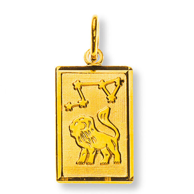 Anhänger Sternzeichen Löwe Gelbgold 750