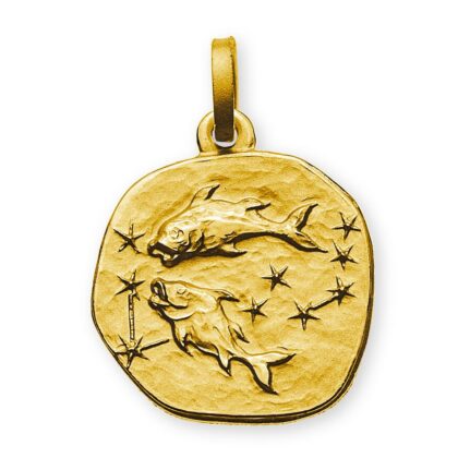 Anhänger Sternzeichen Fische Gelbgold 750