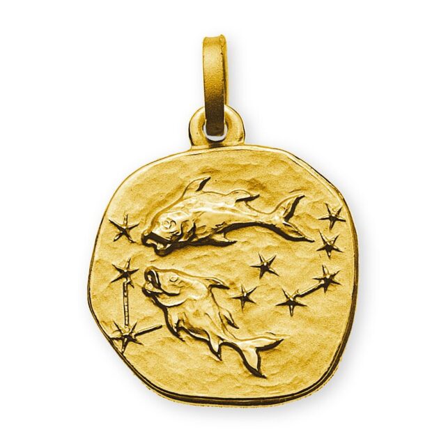 Anhänger Sternzeichen Fische Gelbgold 750