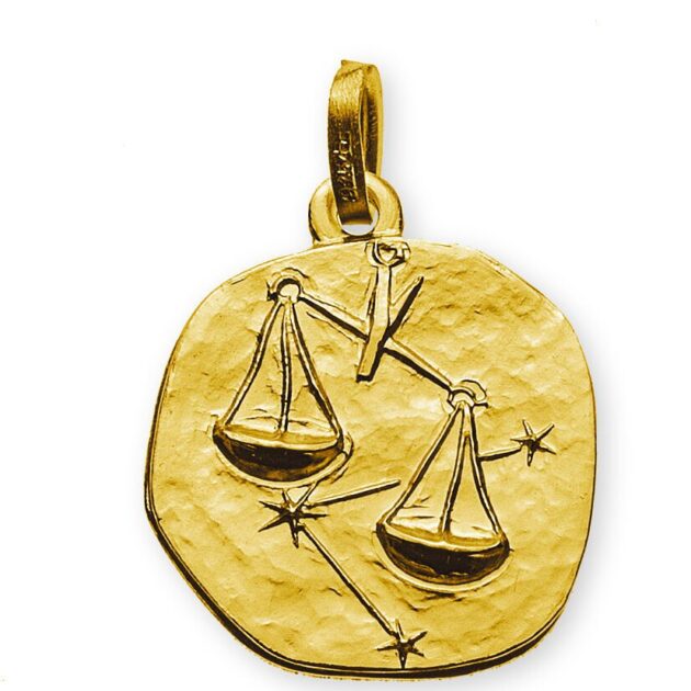 Anhänger Sternzeichen Waage Gelbgold 750
