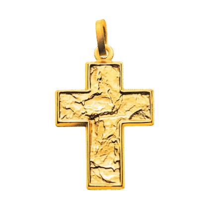 Kreuz Gelbgold 750 H: 20mm B: 15mm