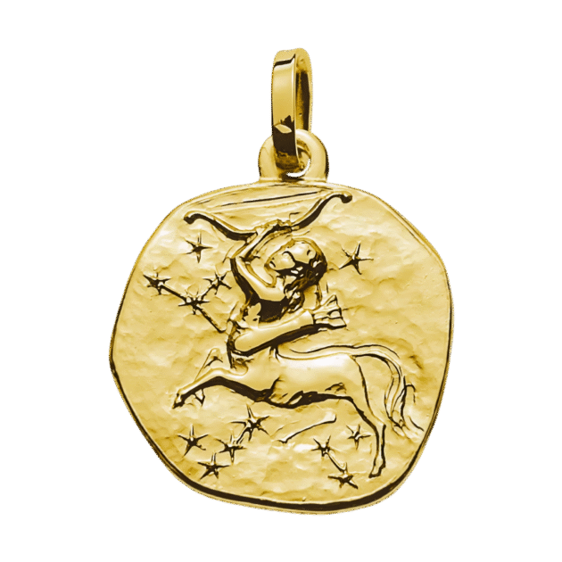 Anhänger Sternzeichen Schütze Gelbgold 750