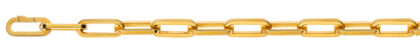 Armband Anker oval Gelbgold 750 Handarbeit 21.5cm