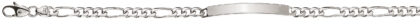 Figaro ID-Bracelet Weissgold 750 ca. 4,0mm
