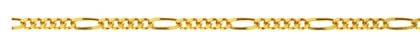 Figaro Gelbgold 750 ca. 2,1mm