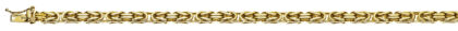 Bracelet Königskette klassisch Gelbgold 750 ca. 4.0 mm