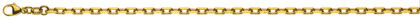 Anker 4-fach geschliffen Gelbgold 750 ca. 2.9mm 24cm