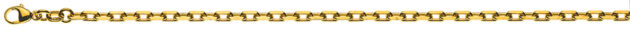 Anker 4-fach geschliffen Gelbgold 750 ca. 2.9mm 24cm
