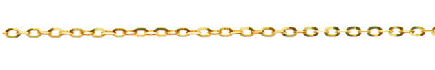 Anker oval diamantiert Gelbgold 750 ca. 1,7mm