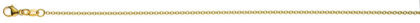 Kugelarmband geschliffen, Gelbgold 750, 19cm