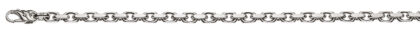 Anker geschliffen Weissgold 750 ca. 5.0mm