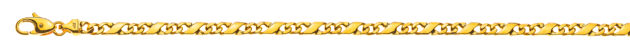 Carrera Armband poliert Gelbgold 750 ca. 4.0mm