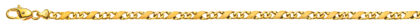 Carrera Collier satiniert/poliert Gelbgold 750ca. 4,0mm