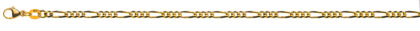 Figaro Gelbgold 750 ca. 2.9mm