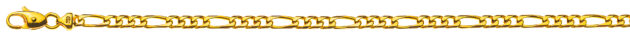 Armband Figaro Gelbgold 750 ca.4,0mm