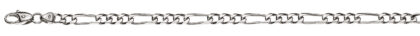 Figaro Collier Weissgold 750 ca.4,5mm