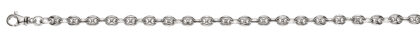 Schiffsanker Collier Weissgold 750 ca. 4.5 mm