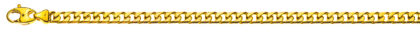 Panzer Collier geschliffen Gelbgold 750 ca. 6,0mm