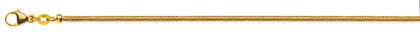 Schlange rund Gelbgold 750 ca. 2.4mm