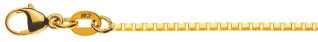 Venezianer 8-fach diamantiert Gelbgold 750 ca. 1.4mm
